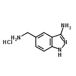CAS#: 267876-21-1, 5-(Aminomethyl)-1H-Indazol-3-Amine Hydrochloride (1:1)