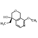 CAS#: 267876-80-2, (4S)-4-Ethyl-8-Methoxy-3,4-Dihydro-1H-Pyrano[3,4-c]Pyridin-4-Ol