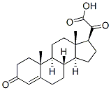 CAS 登录号：2681-57-4， 3,20-二氧代孕甾-4-烯-21-酸