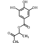 CAS#: 26818-10-0, 3-Oxo-2-Butanyl 3,4,5-Trihydroxybenzoate