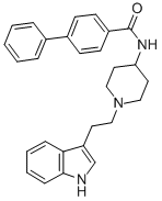 CAS#: 26844-32-6, N-(1-(2-(1H-Indol-3-Yl)Ethyl)-4-Piperidinyl)-(1,1'-Biphenyl)-4-Carboxamide