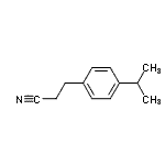 CAS 登录号：268729-87-9， 3-(4-异丙基苯基)丙腈