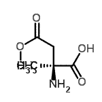 CAS#: 268736-91-0, (2S)-2-Amino-4-Methoxy-2-Methyl-4-Oxobutanoic Acid