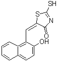CAS#: 268736-98-7, (5E)-5-[(2-Hydroxy-1-Naphthyl)Methylene]-2-Sulfanyl-1,3-Thiazol-4(5H)-One