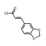 CAS 登录号：26930-49-4， (2E)-3-(1,3-苯并二氧戊环-5-基)丙烯酰氯