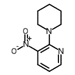 CAS#: 26930-71-2, 3-Nitro-2-(1-Piperidinyl)Pyridine