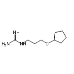 CAS#: 2694-19-1, 1-[3-(Cyclopentyloxy)Propyl]Guanidine