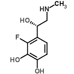 CAS 登录号：269742-63-4， 3-氟-4-[(1S)-1-羟基-2-(甲基氨基)乙基]-1,2-苯二酚