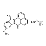 CAS#: 27076-17-1, 10-Methoxy-13-Methyl-7-Oxo-7,13-Dihydro[3,1]Benzimidazo[2,1-a]Benzo[de]Isoquinolin-8-Ium Methyl Sulfate