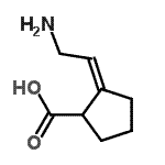 CAS 登录号：271586-02-8， (2Z)-2-(2-氨基亚乙基)环戊烷羧酸