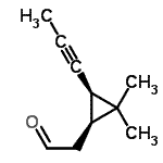 CAS 登录号：271597-26-3， [(1S,3R)-2,2-二甲基-3-(1-丙炔-1-基)环丙基]乙醛
