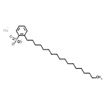 CAS 登录号：27177-79-3， 2-十八烷基苯磺酸钠