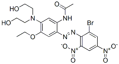 CAS#: 27189-31-7, N-[5-[Bis(2-Hydroxyethyl)Amino]-2-[2-(2-Bromo-4,6-Dinitrophenyl)Diazenyl]-4-Ethoxyphenyl]-Acetamide