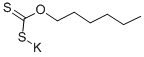 CAS 登录号：2720-76-5， 己氧基二硫代甲酸钾