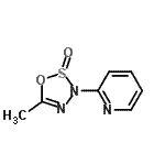 CAS#: 27217-59-0, 2-(5-Methyl-2-Oxido-3H-1,2,3,4-Oxathiadiazol-3-Yl)Pyridine