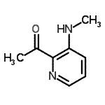 CAS#: 272443-24-0, 1-[3-(Methylamino)-2-Pyridinyl]Ethanone