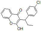 CAS 登录号：2728-02-1， 3-[1-(4-氯苯基)丙基]-2-羟基苯并吡喃-4-酮