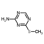 CAS 登录号：27282-89-9， 4-(甲硫基)-1,3,5-三嗪-2-胺