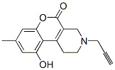 CAS 登录号：27296-62-4， 1,2,3,4-四氢-10-羟基-8-甲基-3-(2-丙炔基)-5H-[1]苯并吡喃并[3,4-c]吡啶-5-酮