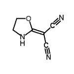 CAS 登录号：2733-51-9， 1,3-恶唑烷-2-亚基丙二腈