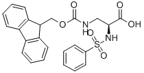 CAS 登录号：273399-94-3， (S)-芴甲氧羰基-3-氨基-2-(苯磺酰基氨基)-丙酸
