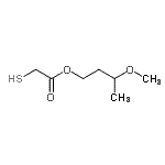 CAS#: 27431-39-6, 3-Methoxybutyl Sulfanylacetate