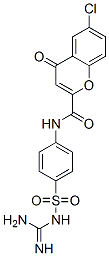 CAS#: 27455-35-2, N-[4-(Amidinosulfamoyl)Phenyl]-6-Chloro-4-Oxo-4H-1-Benzopyran-2-Carboxamide