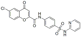 CAS#: 27455-36-3, 6-Chloro-4-Oxo-N-[4-(2-Pyridylsulfamoyl)Phenyl]-4H-1-Benzopyran-2-Carboxamide