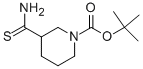 CAS 登录号:274682-80-3, 3-(硫代氨基甲酰)哌啶-1-羧酸叔丁酯
