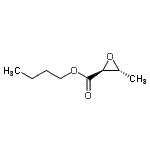 CAS 登录号：274697-40-4， 丁基(2S,3R)-3-甲基-2-环氧乙烷羧酸酯