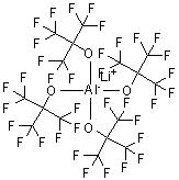CAS 登录号：274933-96-9， 四(全氟叔丁氧基)铝酸锂