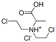 CAS 登录号：2752-21-8， 二(2-氯乙基)-(1-羟基-1-氧代丙烷-2-基)氯化铵