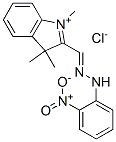CAS#: 27564-03-0, 1,3,3-Trimethyl-2-[[(2-Nitrophenyl)Hydrazono]Methyl]-3H-Indolium Chloride
