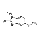 CAS#: 27582-10-1, 1-Methyl-5-(Methylsulfanyl)-1H-Benzimidazol-2-Amine