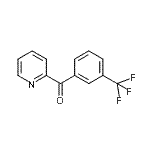 CAS 登录号：27693-47-6， 2-吡啶基[3-(三氟甲基)苯基]甲酮