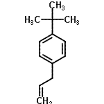 CAS 登录号：27798-45-4， 1-烯丙基-4-(2-甲基-2-丙基)苯