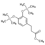 CAS#: 27798-75-0, Methyl 3-{3,4-Bis[(Trimethylsilyl)Oxy]Phenyl}Propanoate