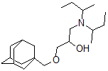 CAS#: 27866-08-6, 1-[Bis(1-Methylpropyl)Amino]-3-(Tricyclo[3.3.1.1(3,7)]Decan-1-Ylmethoxy)-2-Propanol