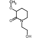 CAS#: 278794-14-2, 1-(2-Hydroxyethyl)-3-Methoxy-2-Piperidinone
