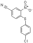 CAS#: 27917-77-7, 4-[(4-Chlorophenyl)Thio]-3-Nitro-Benzonitrile