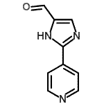 CAS 登录号：279251-10-4， 2-(4-吡啶基)-1H-咪唑-5-甲醛