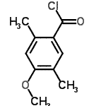CAS 登录号：279693-84-4， 4-甲氧基-2,5-二甲基苯甲酰氯化物