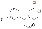 CAS 登录号:27972-17-4, 3-(二(2-氯乙基)氨基)-3-(3-氯苯基)-2-丙烯-1-酮