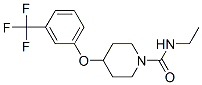 CAS 登录号：28033-16-1， N-乙基-4-(3-三氟甲基苯氧基)-1-哌啶甲酰胺