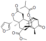 CAS 登录号：28057-72-9， Methyl 3-Isobutyryloxy-1-Oxomeliac-8(30)-Enate