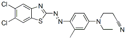 CAS#: 28080-90-2, 3-[[4-[(5,6-Dichloro-2-Benzothiazolyl)Azo]-3-Methylphenyl]Ethylamino]Propiononitrile