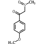 CAS#: 2813-23-2, 1-(4-Methoxyphenyl)-2-(Methylsulfinyl)Ethanone