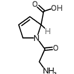 CAS#: 281670-30-2, 1-Glycyl-2,5-Dihydro-1H-Pyrrole-2-Carboxylic Acid