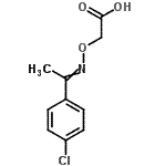 CAS 登录号：28191-75-5， ({[1-(4-氯苯基)亚乙基]氨基}氧基)乙酸