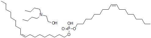 CAS#: 28215-72-7, 9-Octadecen-1-ol hydrogen phosphate, compd. with 2-(dibutylamino)ethanol